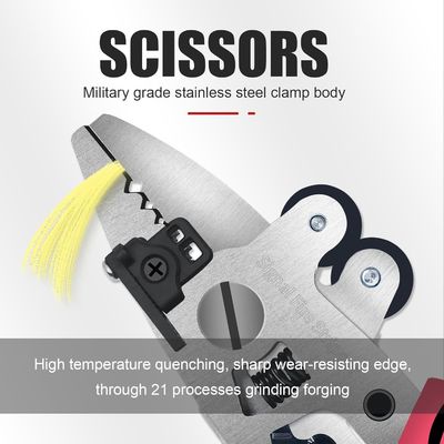 ৯-ইন-১ অপটিক্যাল ফাইবার স্ট্রিপার ফাইবার অপটিক প্লায়ার অপটিক্যাল কেবল স্ট্রিপার