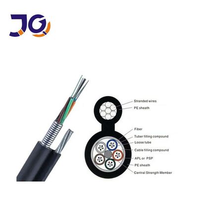 GYTC8S Figure 8 Fiber Optic Cable 24 Core Self Supporting Aerial Communication Cable