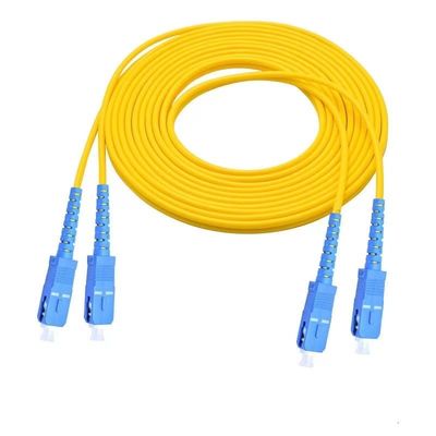 SC APC SC UPC 3mm LSZH ফাইবার প্যাচ কর্ড FTTH 1m 2m 3m দ্রুত ডেটা ট্রান্সমিশন