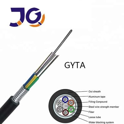 Outdoor GYTA/GYTS Fiber Optic Cable 12/24 Core Single Mode G652D Factory Direct Price