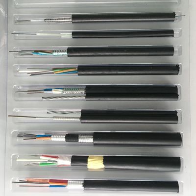 একক মোড 2-288cores পিই শেথ ড্যাক্ট ফাইবার অপটিক কেবল