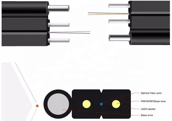 20 কেজি / কিমি জি 657 এ 1 এফআরপি এফটিটিএইচ অপটিকাল ফাইবার কেবল