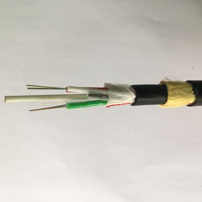 স্ব-সহায়ক 12 কোর G657A1 G652D ADSS ফাইবার অপটিক কেবল cable