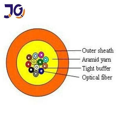 12 কোর ইনডোর ফাইবার অপটিক কেবল