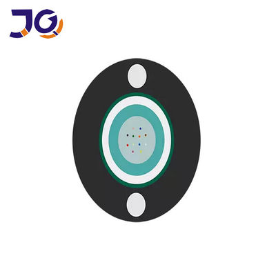 12Core আউটডোর 6.0 মিমি GYFXTY ফ্ল্যাট ফাইবার অপটিক কেবল
