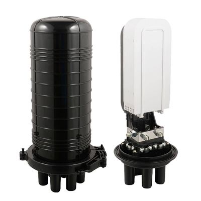 আইপি 68 প্লাস্টিক 1 ইন 4 আউট ডোম ফাইবার অপটিক স্প্লাইস ক্লোজার