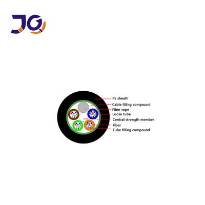ফাইবার কেবল GYTS আর্মার্ড ডাক্ট 24 48 96 144 288 কোর অপটিক্যাল ফাইবার কেবল