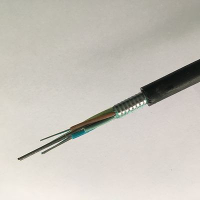 অ্যালুমিনিয়াম টেপ G652D 6 কোর একক মোড আর্মার্ড ফাইবার অপটিক কেবল