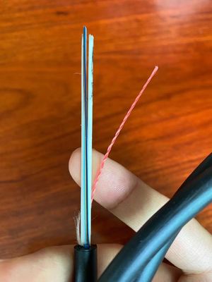 ASU80 একক লস টিউব স্ব-সমর্থক ফাইবার অপটিক কেবল