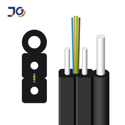 FTTH ফাইবার ড্রপ কেবল G657A2 ড্রপ কেবল ডি ফাইব্রা OFC 1/2/4 থ্রেড
