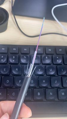 12 / 16 / 24 কোর ফাইবার অপটিক্যাল কেবল একক মোড আউটডোর আর্মার্ড GYXTW G657A