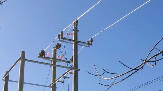 100m স্প্যান আর্মারিং 24 কোর সেল্ফ সাপোর্টিং এরিয়াল ফাইবার ক্যাবল FRP শীথ