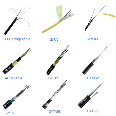 সেল্ফ সাপোর্ট এরিয়াল ফিগার 8 ক্যাবল স্ট্র্যান্ডেড স্টিল ওয়্যার GYFTC8Y