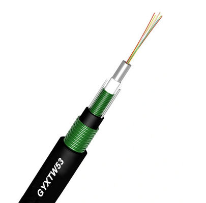 নালী জন্য ইস্পাত টেপ ডবল সাঁজোয়া ফাইবার অপটিক তারের G657A টাইপ