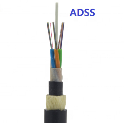 ADSS ফাইবার অপটিক কেবল 12 কোর একক মোড আউটডোর G652D G657A1