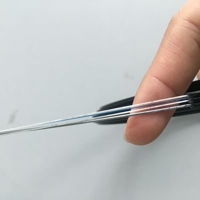 4 কোর একক মোড G657 FTTH ফাইবার অপটিক ড্রপ কেবল