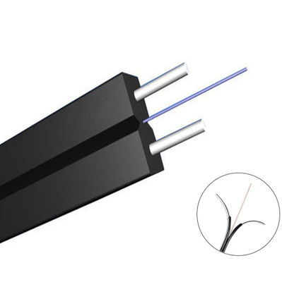 FTTX নেটওয়ার্কের জন্য FRP G657 Ftth ড্রপ স্টিল মেসেঞ্জার তারের