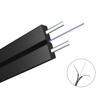 FTTH ফাইবার অপটিক্যাল ক্যাবল G652D G657A ফাইবার 1 2 কোর একক মোড GJYXCH/GJXH ড্রপ ক্যাবল