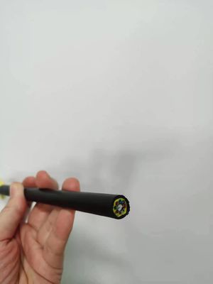 ওভারহেড সিঙ্গেল জ্যাকেট অল ডাইইলেকট্রিক সেল্ফ সাপোর্টিং ADSS স্প্যান 200m 12 24 48 Core Fibra Optic Cable