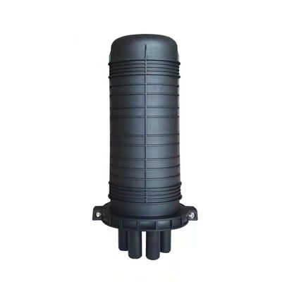 উল্লম্ব 1 ইন 4 আউট অপটিক্যাল স্প্লাইস ডোম ক্লোজার যান্ত্রিক সিলিং কেবল স্প্লাইস বক্স ফাইবার অপটিক ক্লোজার