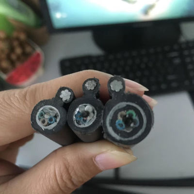 Gytc8s বায়ু স্বয়ংসমর্থন চিত্র 8 গঠন Gytc8s 12 24 48 96 144 288 কোর G652d ফাইবার অপটিক ক্যাবল