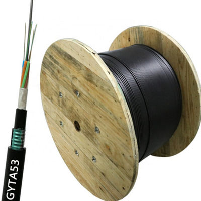 84 96 144 কোর আর্মার্ড অপটিক্যাল ফাইবার কেবল GYTA53