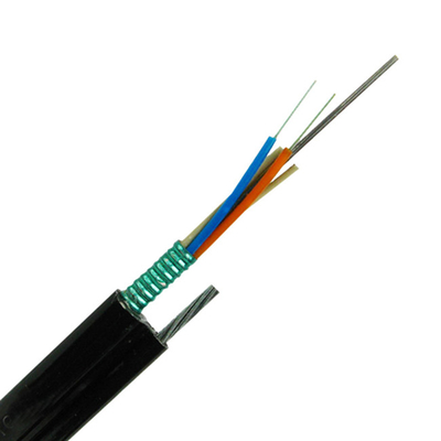 আউটডোর 96/144 কোর মেসেঞ্জার ফাইবার অপটিক কেবল gytc8s
