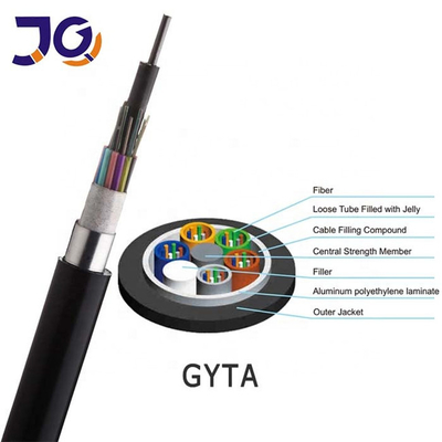 G652d Gyta ডাক্ট অ্যালুমিনিয়াম আউটডোর ফাইবার অপটিক কেবল ব্যাকবোনে অ্যাক্সেসের জন্য