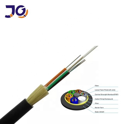 অ্যারামিড সুতা ফাইবার ADSS কেবল স্প্যান 120m G652D 48 কোর